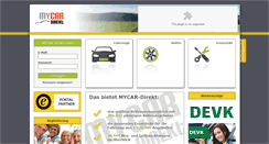 Desktop Screenshot of mycar-direkt.de