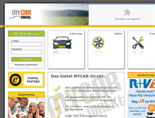 Tablet Screenshot of mycar-direkt.de